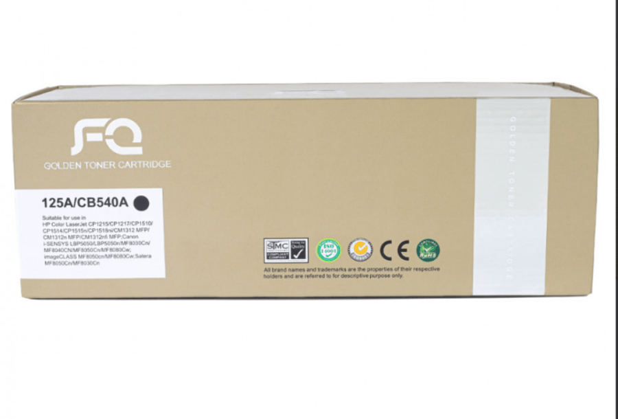 حبر ليزر FQ 125A الذهبي متوافق مع CB540A اسود