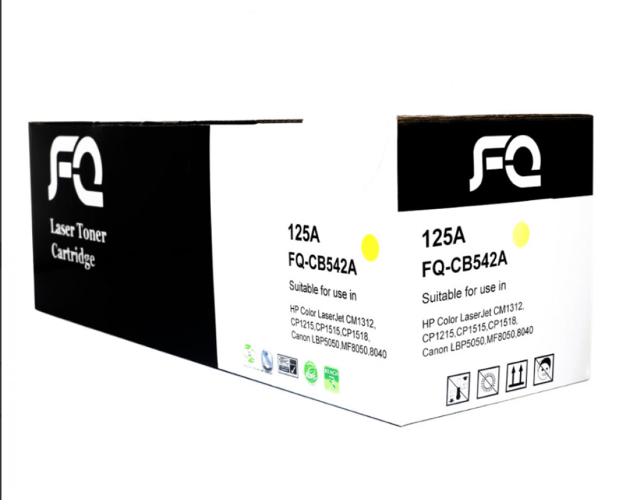 حبر ليزر FQ متوافق مع CB542A CE322 CF212A 125A أصفر