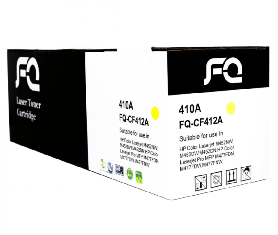 حبر ليزر FQ متوافق مع CF412A 410A أصفر