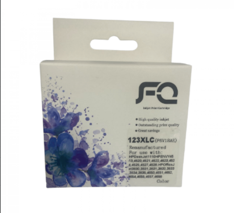حبر سائل FQ متوافق مع اتش بي 123xl ملون
