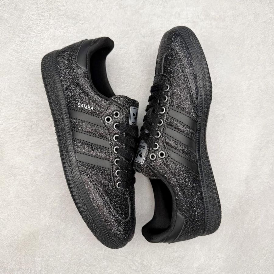 adidas Samba black glitter