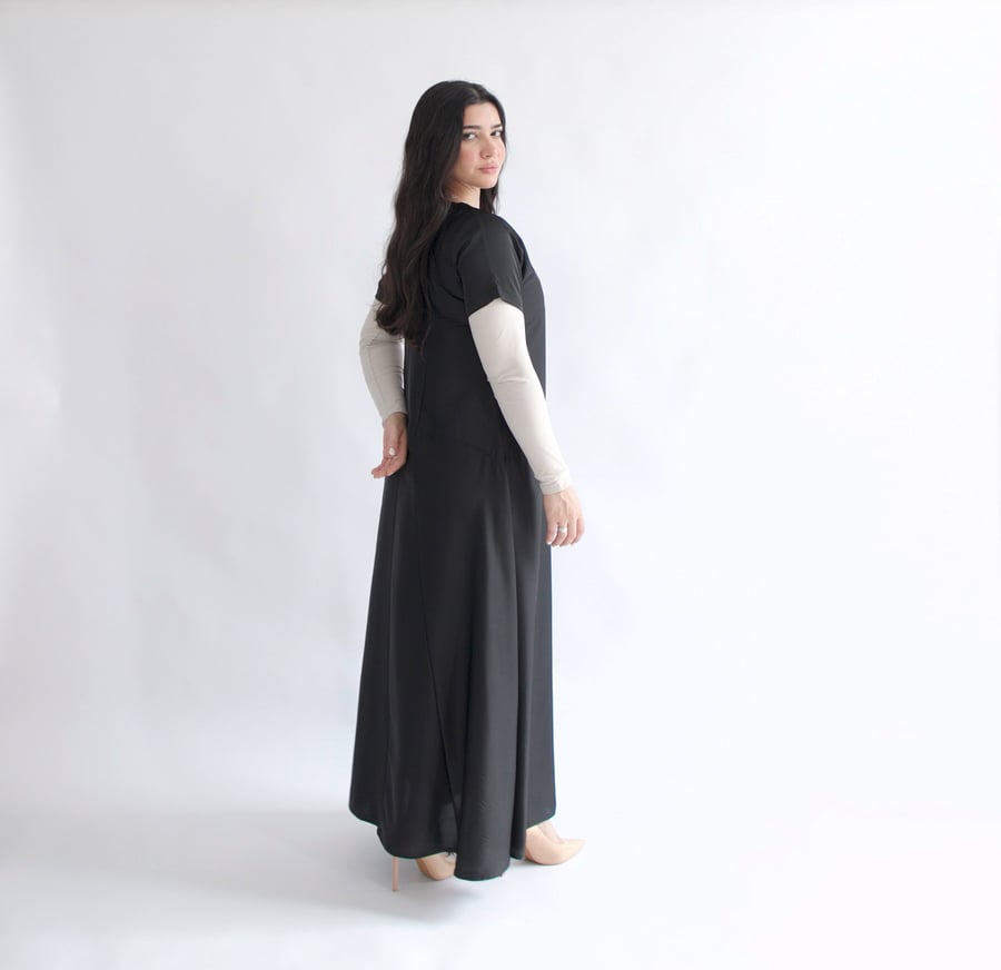 Black Silk Reverie Dress