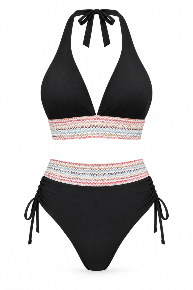 مجموعة بيكيني عالية الخصر Cjj-high waisted bikini  للسيدات