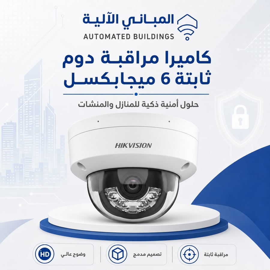 CCTV - 6MP Fixed Dome
