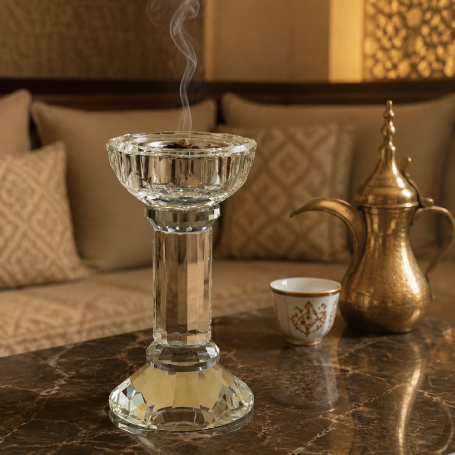 مبخرة الأناقة الكريستالية