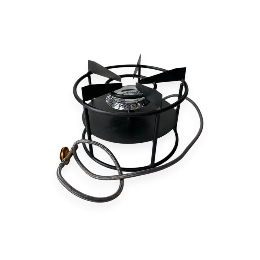 Outdoor gas stove – with hose and metal stand