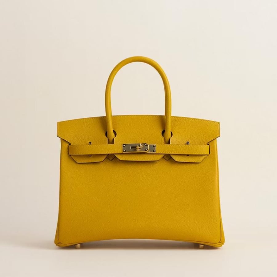 Birkin 30cm Epsom 9D Jaune amber GHW