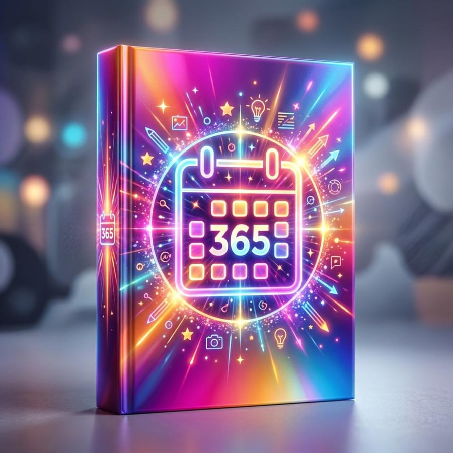 365 فكرة محتوى للسوشيال ميديا مع حقوق PLR للاستخدام والتعديل والبيع