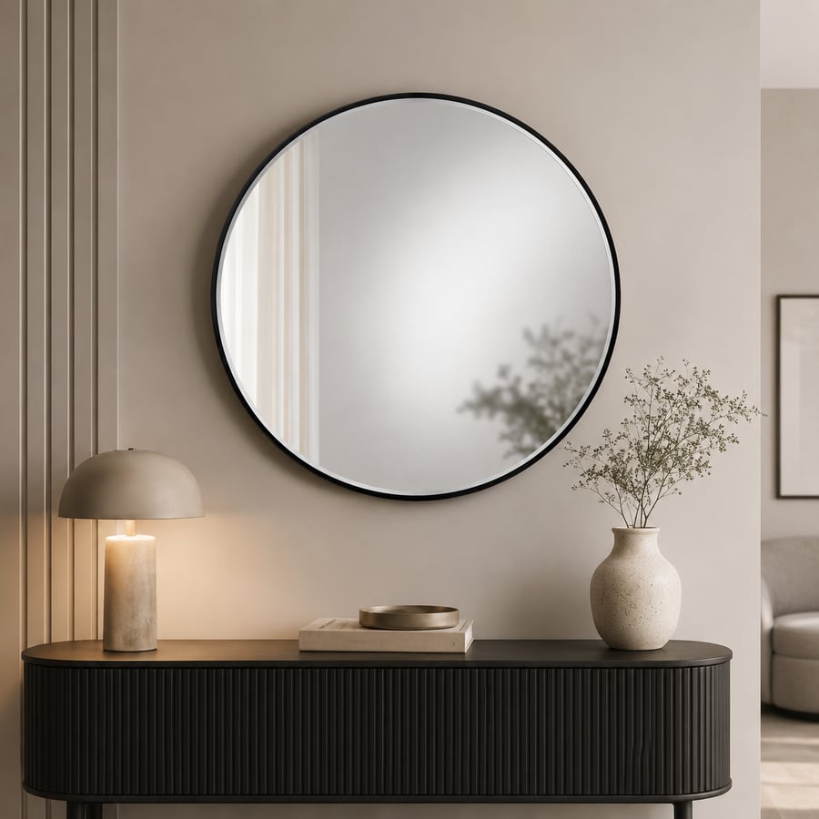 مراية حائط تعليق مقاس 80 × 80 سم