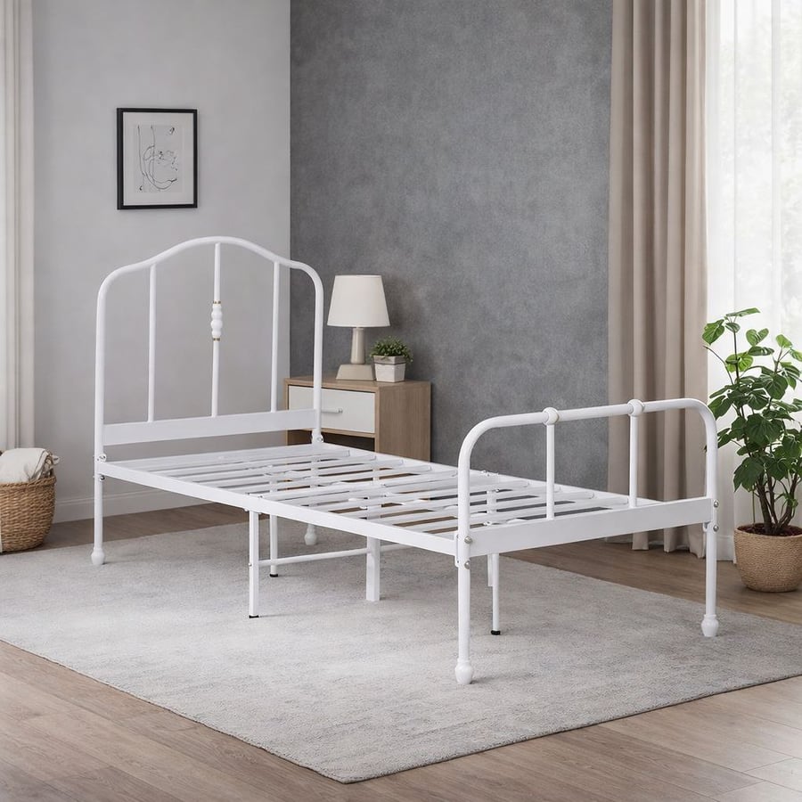 Iron bed frame