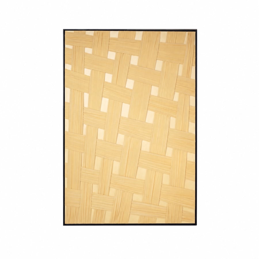 لوحة ديكور مودرن بإطار أسود مقاس 80 × 120 سم