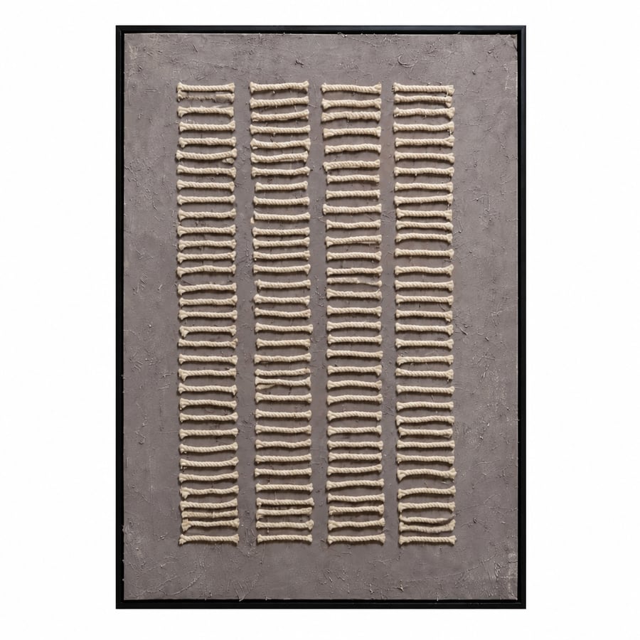 لوحة حائط بإطار أسود مقاس 120 × 80 سم
