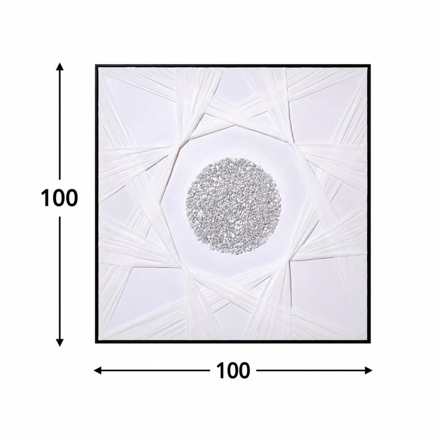 لوحة ديكور راقية مقاس 100 × 100 سم