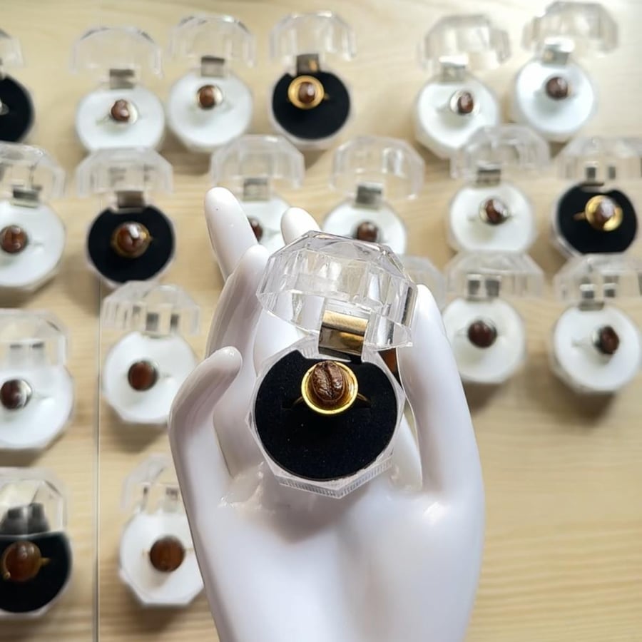 خاتم القهوة توزيعات اليوم العالمي للقهوة
