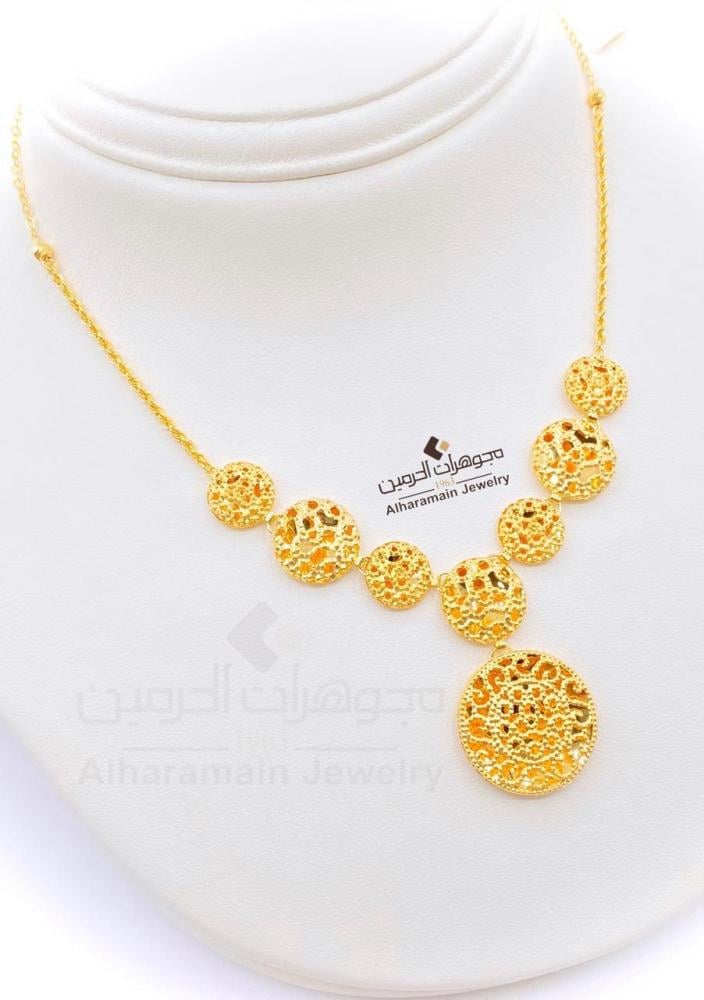 عقد ذهب عيار 21