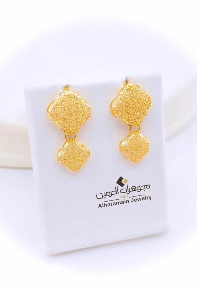 حلق ذهب عيار 21