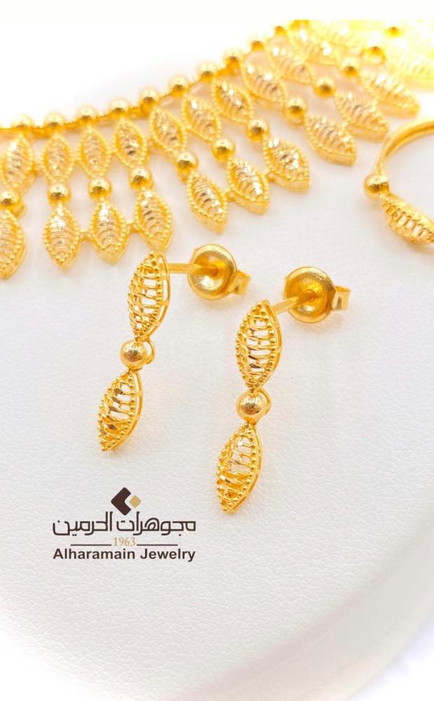 طقم ذهب عيار 21