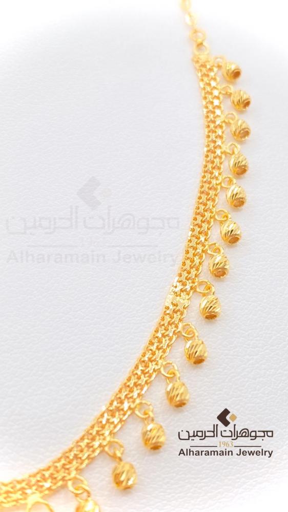 عقد ذهب عيار 21