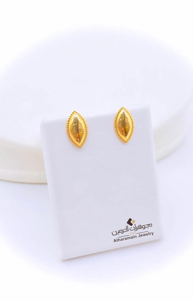 حلق ذهب عيار 21
