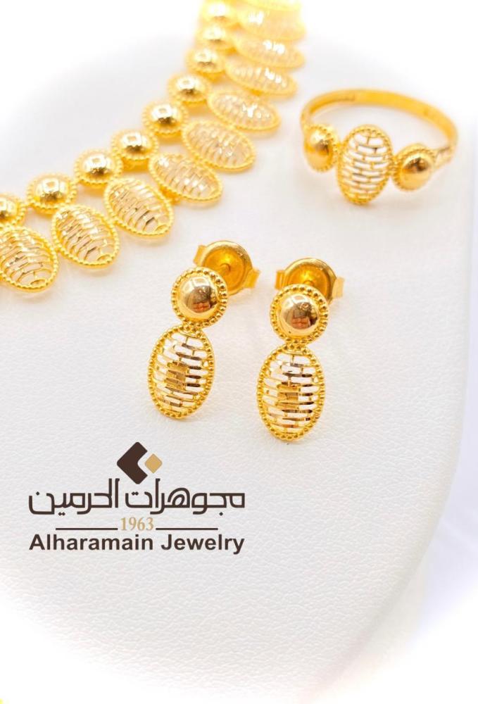 طقم ذهب عيار 21