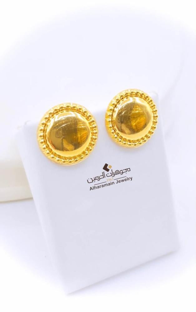 حلق ذهب عيار 21