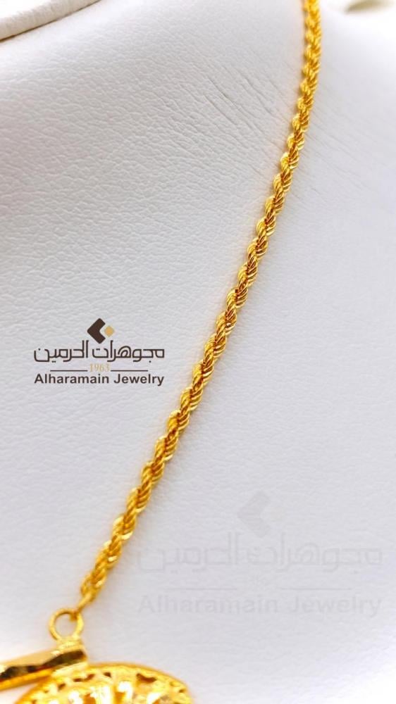 عقد ذهب عيار 21