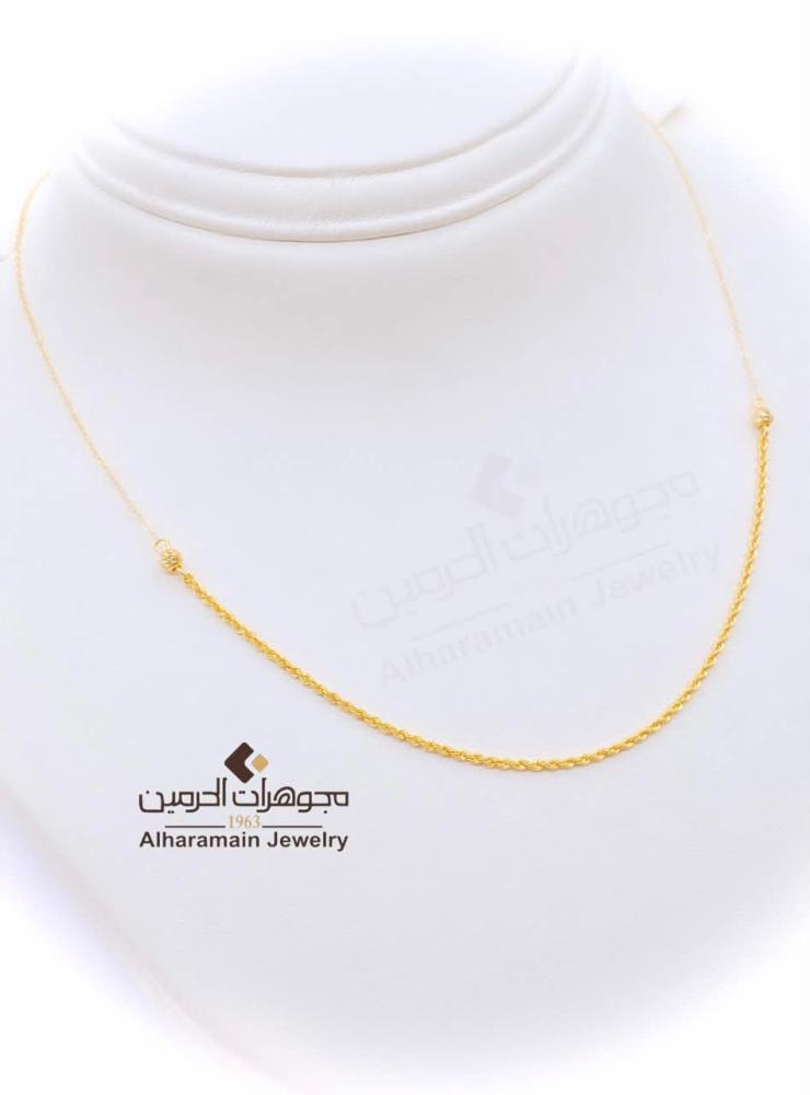 عقد ذهب عيار 21