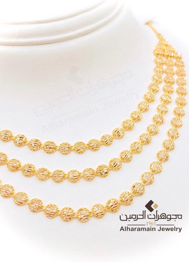 طقم ذهب عيار 21