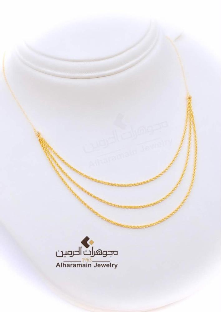 عقد ذهب عيار 21