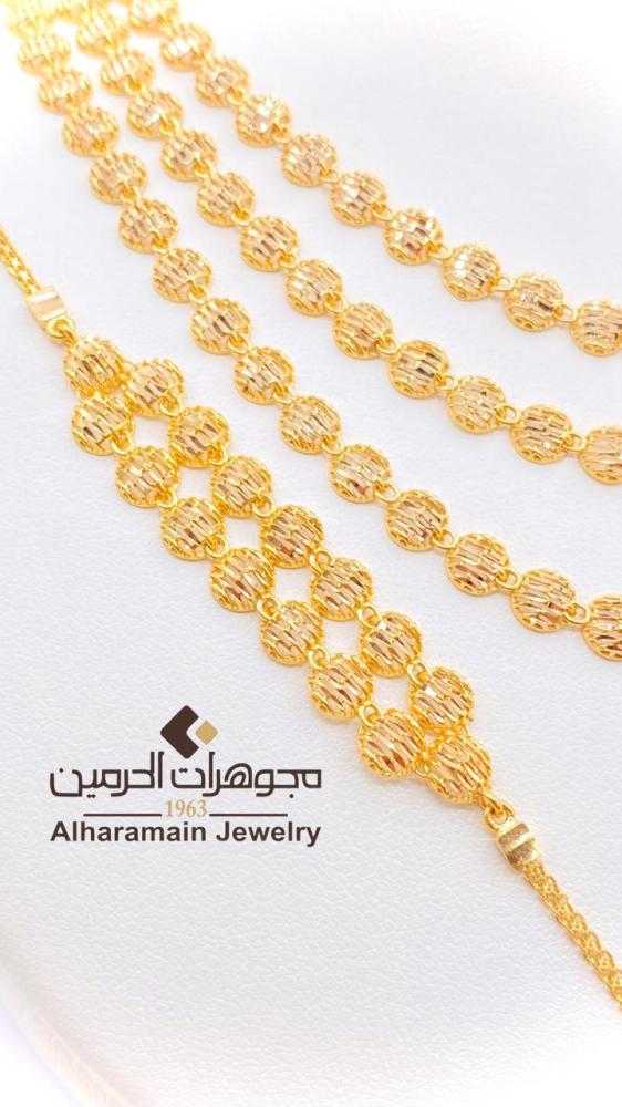 طقم ذهب عيار 21