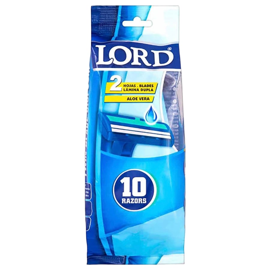موس حلاقة شفرتين 10 قطع LORD L.165M