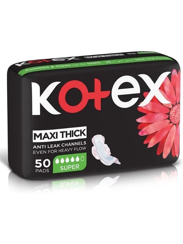 كوتكس فوط صحية 50 فوطة Kotex