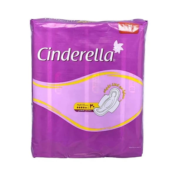 سندريلا فوط صحية 30 فوطة سميكة طويلة Cinderella