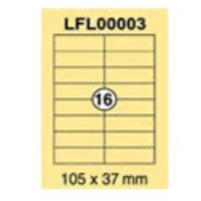 ورق ستيكر لاصق ابيض مطفي 100 ورقة XEL-LENT LFL00003 A4