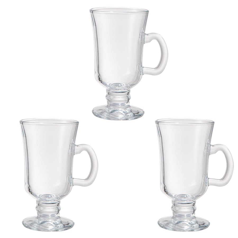 طقم اكواب زجاج 3 قطع 120 مل Mister Home MH/60118