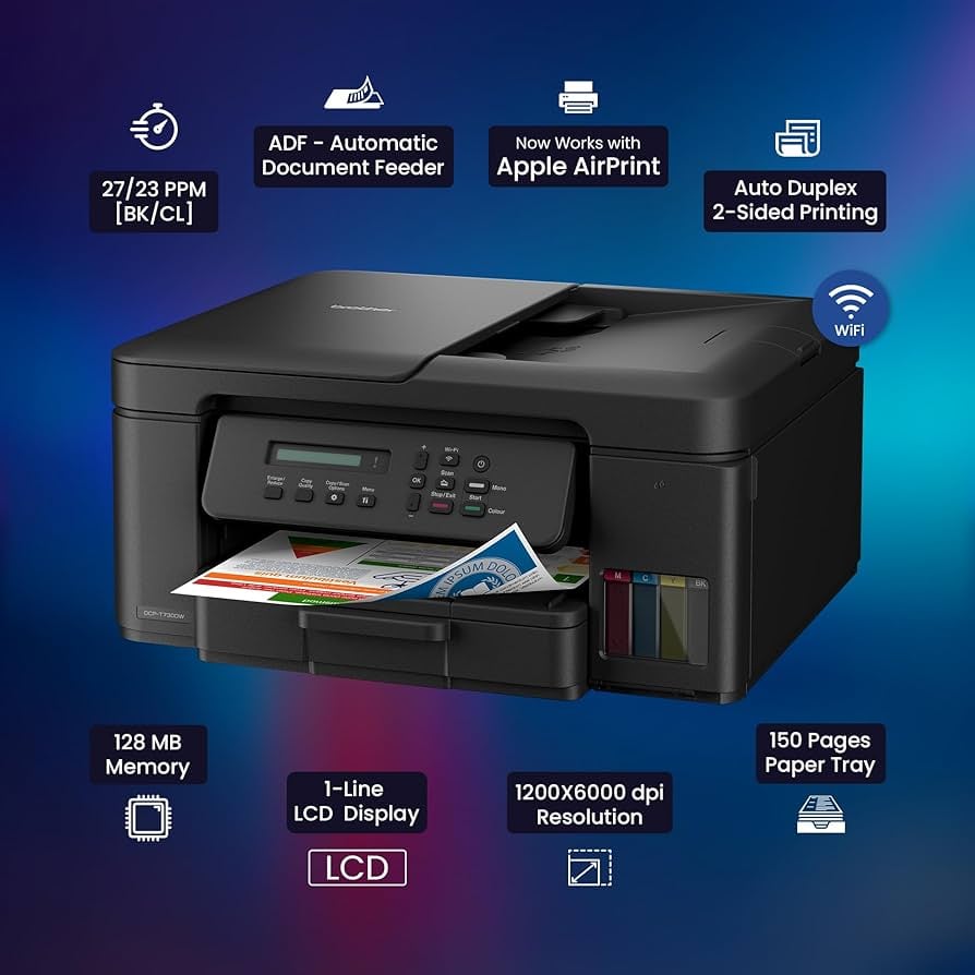 طابعة انجكت brother DCP-T730DW
