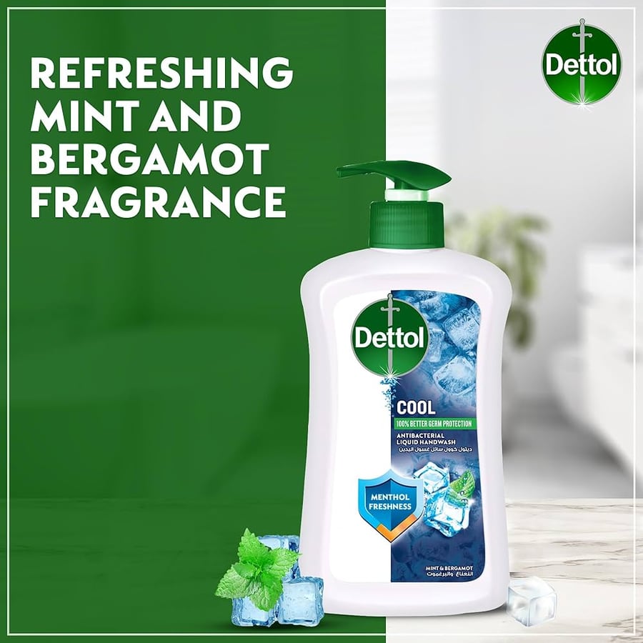 ديتول سائل غسول اليدين بالنعناع والبرغموت 2*400 مل DETTOL