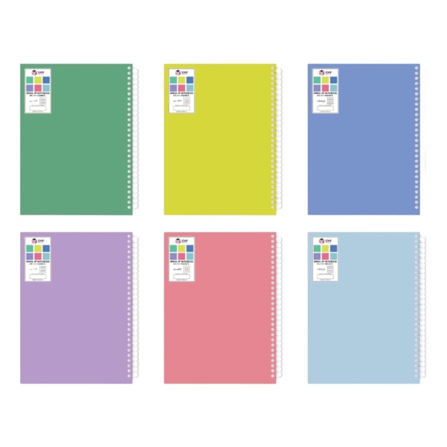 دفتر سلك مربعات 80 ورقة SYF-9*7-PP80SQ