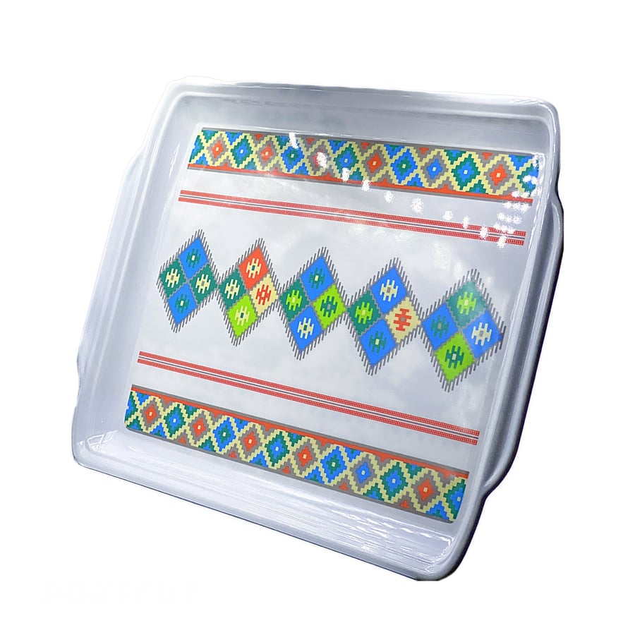 Melamine serving tray 55*39.5 cm ALSAHAH P354