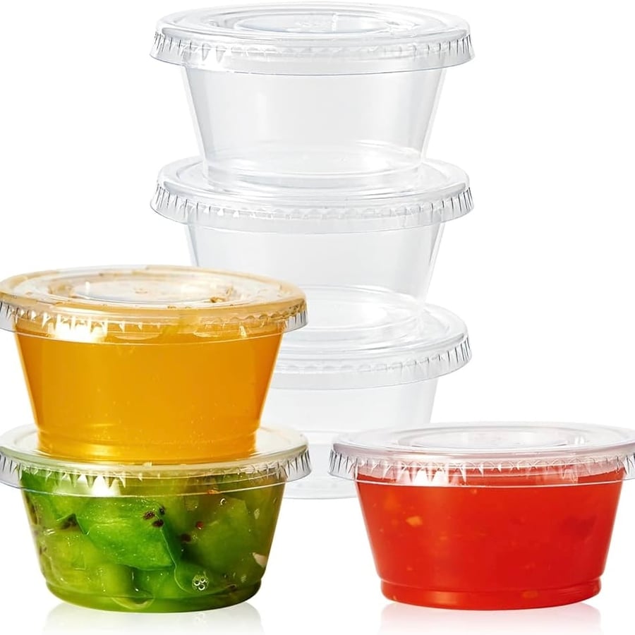علب بلاستيك 2.5 اونصة 40 حبة BADRA B-00978