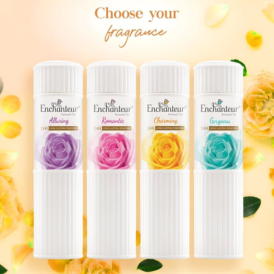 انشانتر بودرة معطرة تشارمينج 250 غرام Enchanteur