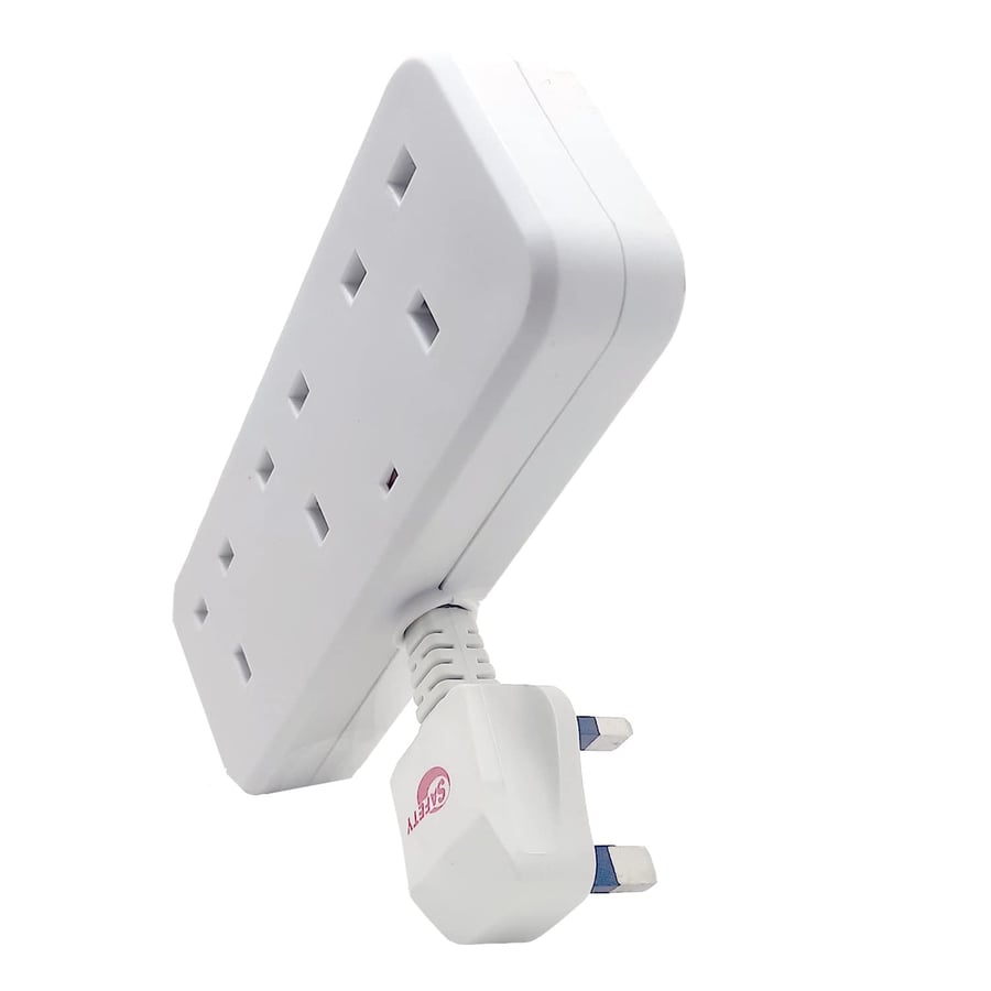 توصيلة كهربائية 3 مقابس 2500 واط SAFETY SF-8803
