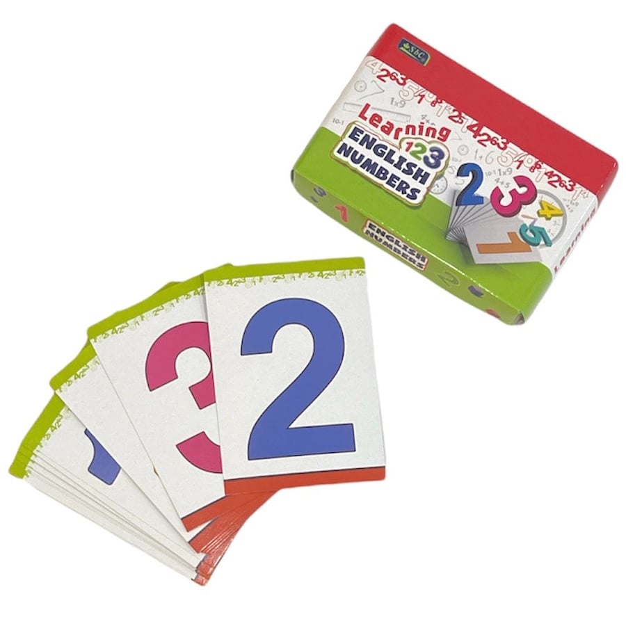 كروت تعلم الأرقام الانجليزية 11*8 سم sbc 2169-005