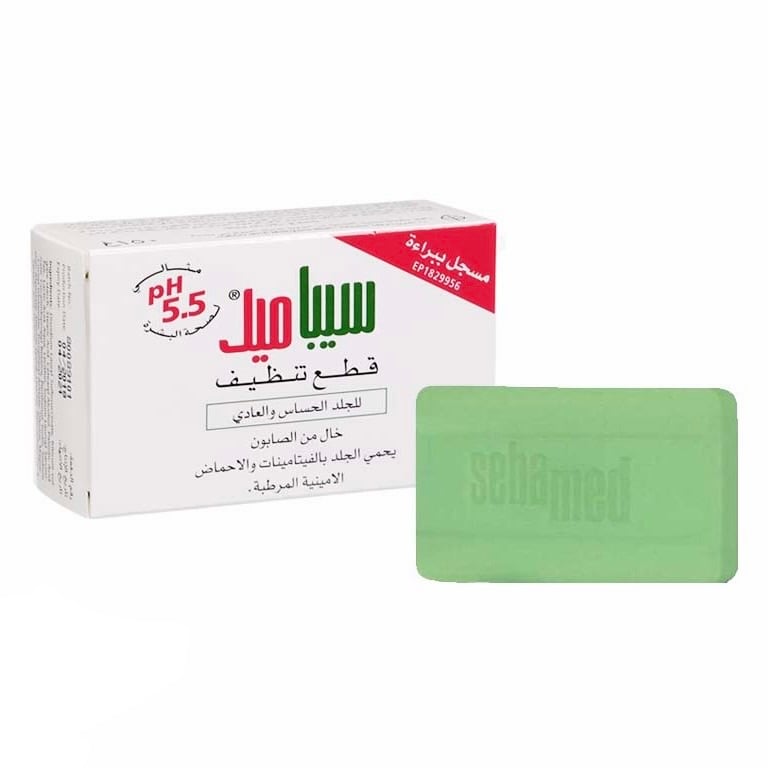 سيبا ميد صابونة تنظيف للبشرة الحساسة 150 غرام seba med