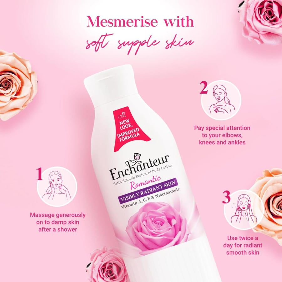 انشانتر لوشن معطر للجسم تفتيح رومانتيك 250 مل Enchanteur
