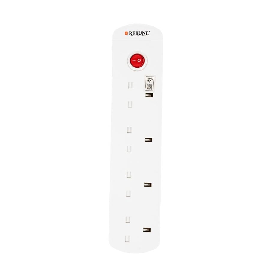 توصيلة كهرباء 3 متر 4 مقابس REBUNE RE400-3M