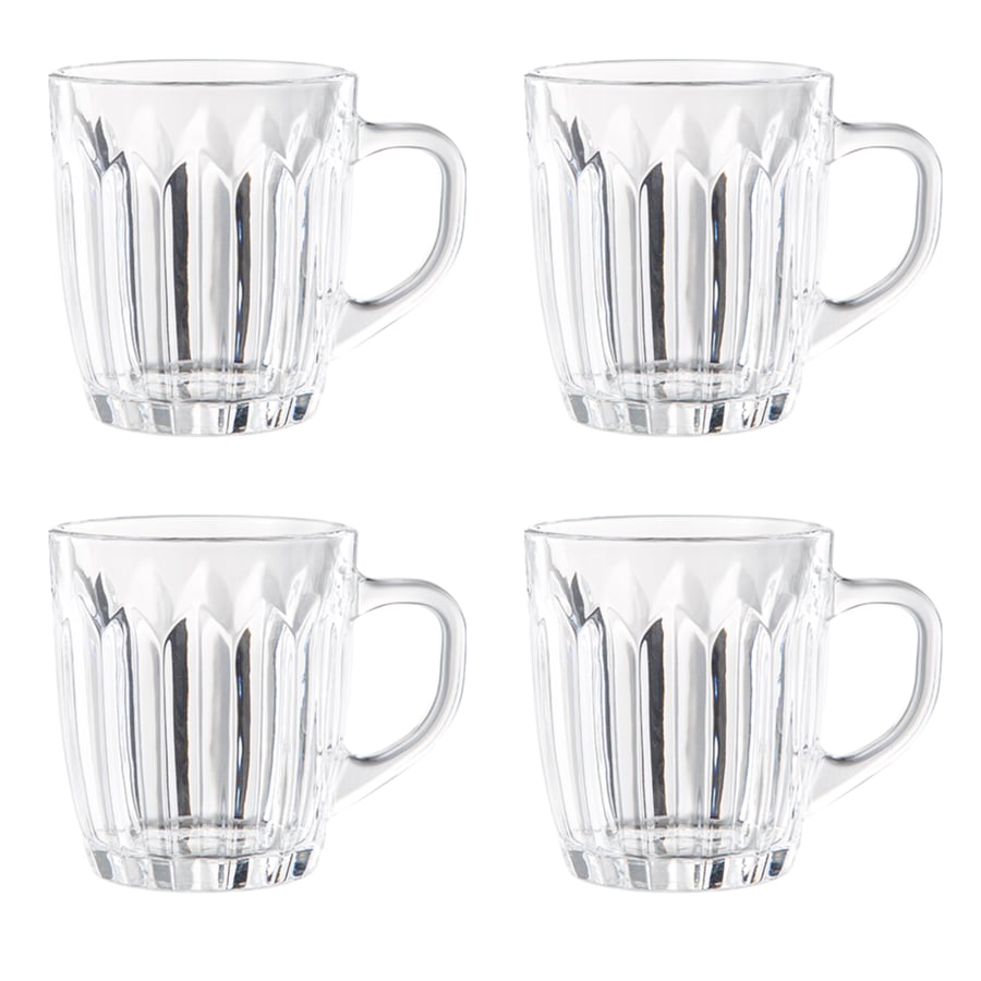 طقم اكواب زجاج 4 قطع 280 مل Mister Home MH/60135