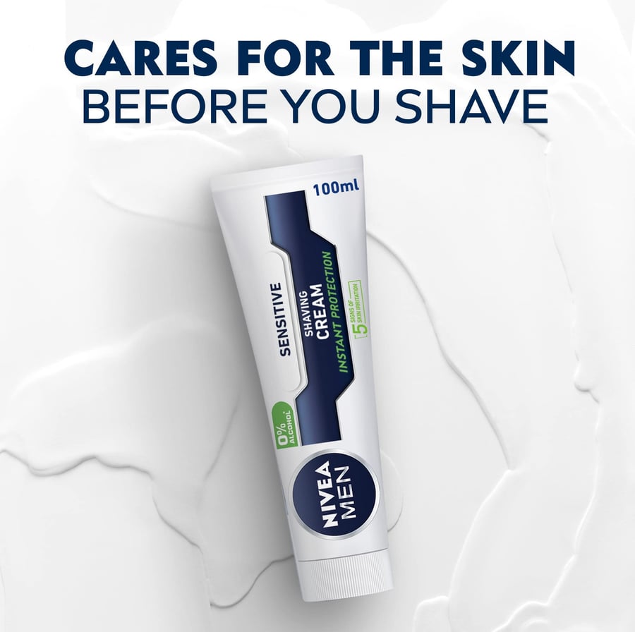 نيفيا كريم حلاقة للرجال للبشرة الحساسة 100 مل NIVEA