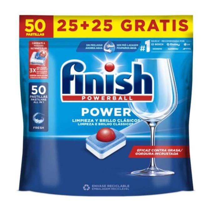 فينيش اقراص غسالة الصحون 50 قرص finish