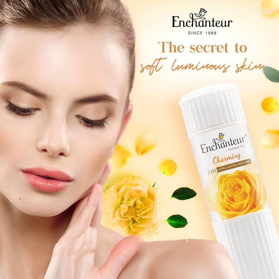 انشانتر بودرة معطرة تشارمينج 250 غرام Enchanteur